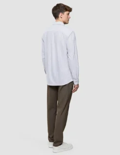 All-Day Oxford Shirt Beige Stripes