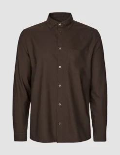 All-Day Oxford Shirt Dark Brown