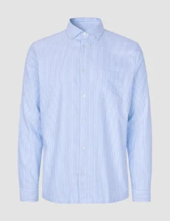 All-Day Oxford Shirt Light Blue Stripes