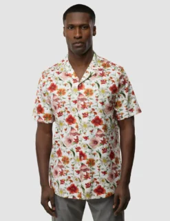 Bowling Short Sleeve Shirt Botanical