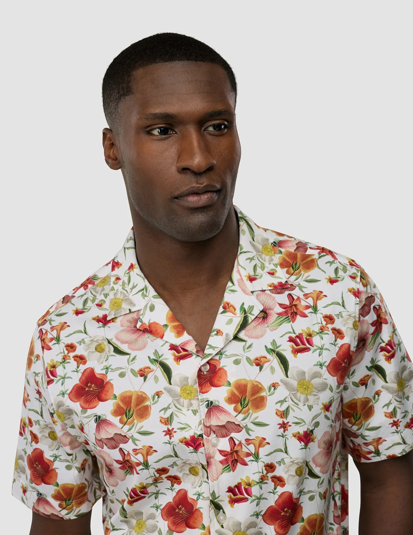 Bowling Short Sleeve Shirt Botanical