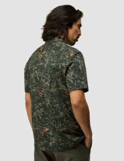 Bowling Short Sleeve Shirt Forest Night