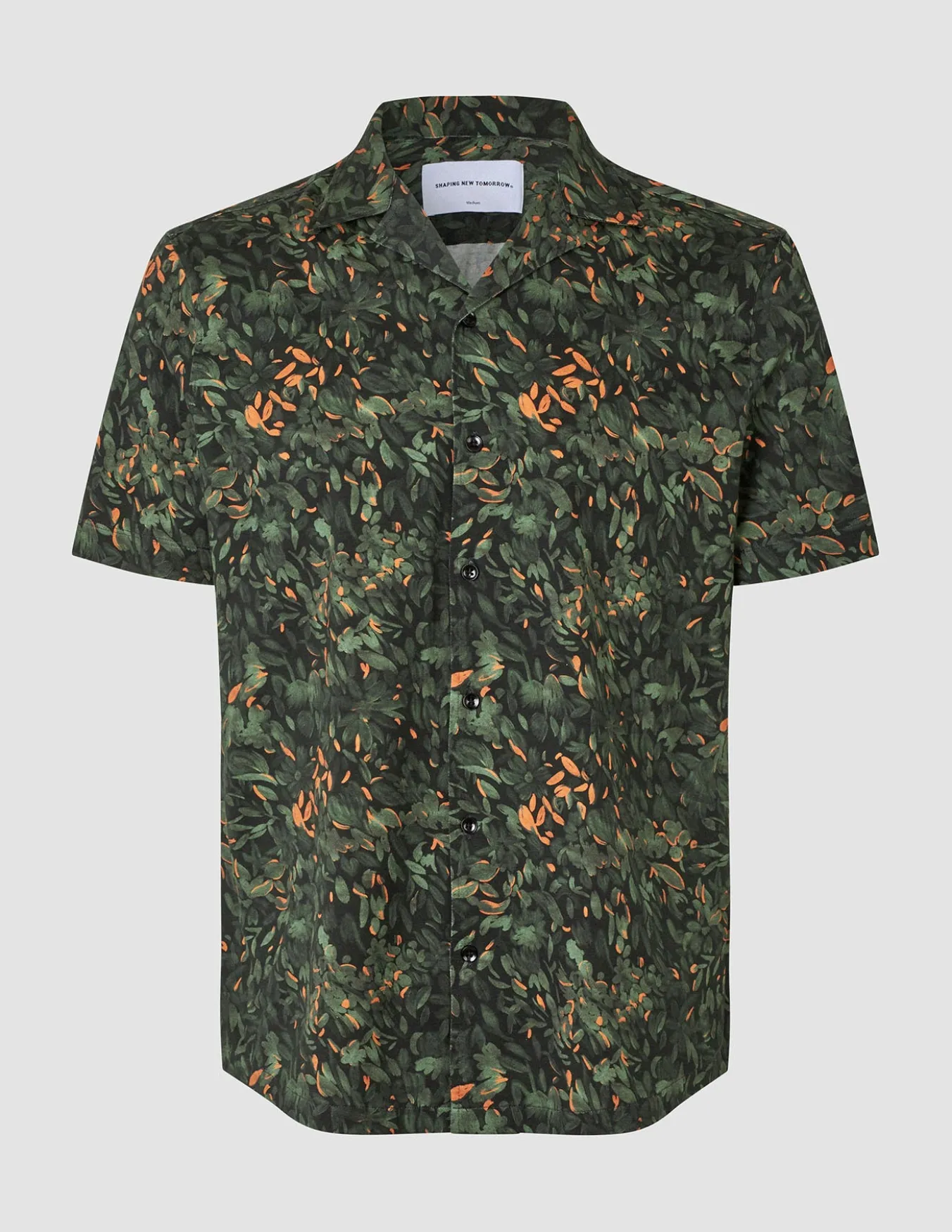 Bowling Short Sleeve Shirt Forest Night