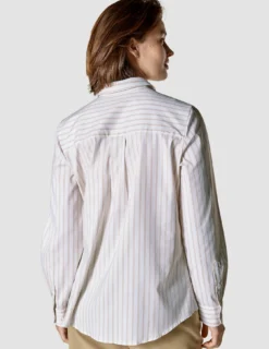 Business Shirt Regular Caramel Stripes