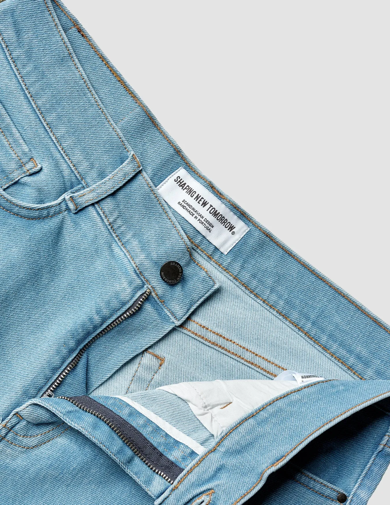 Classic Denim Shorts Bright Blue
