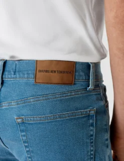 Classic Denim Shorts Light Blue