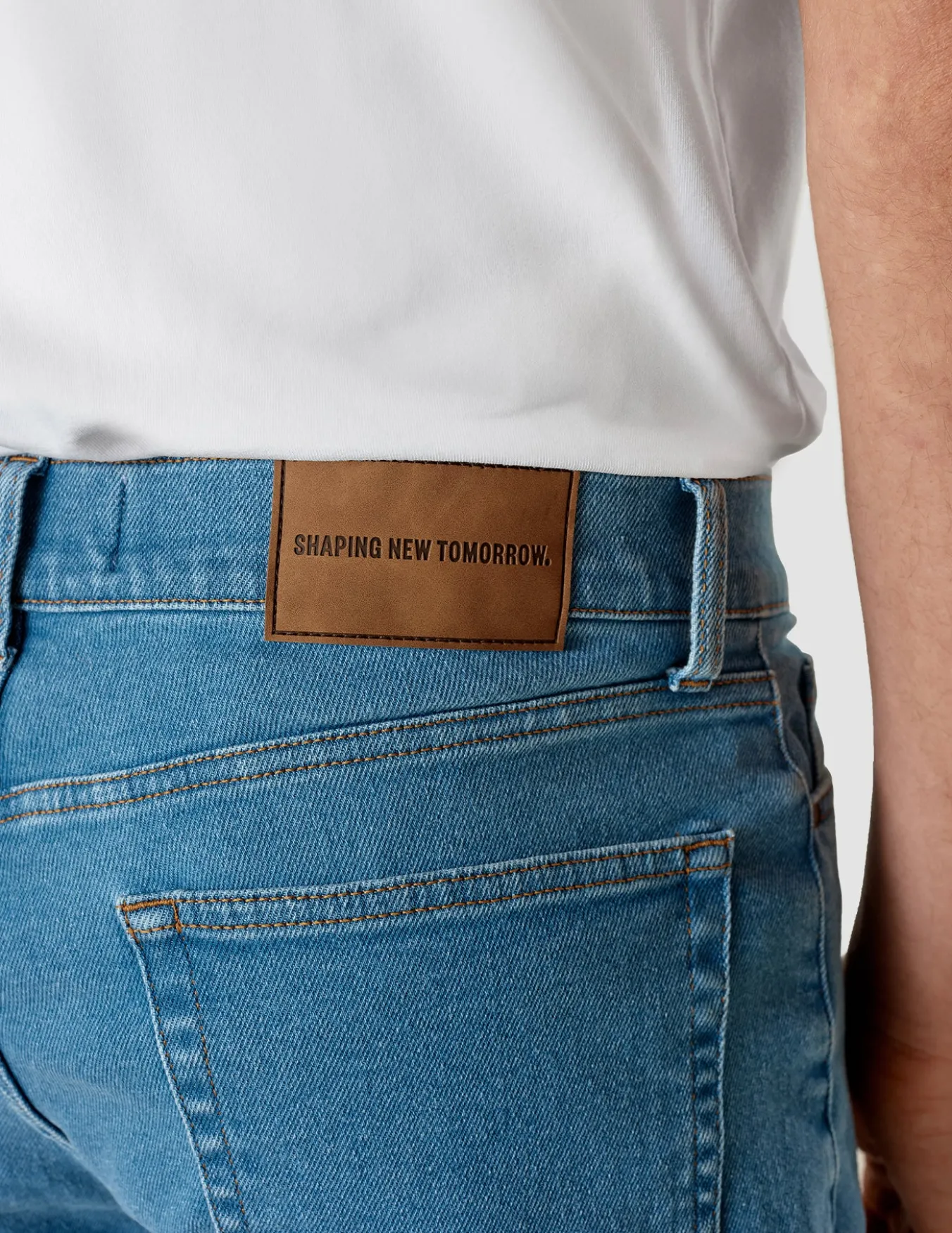 Classic Denim Shorts Light Blue