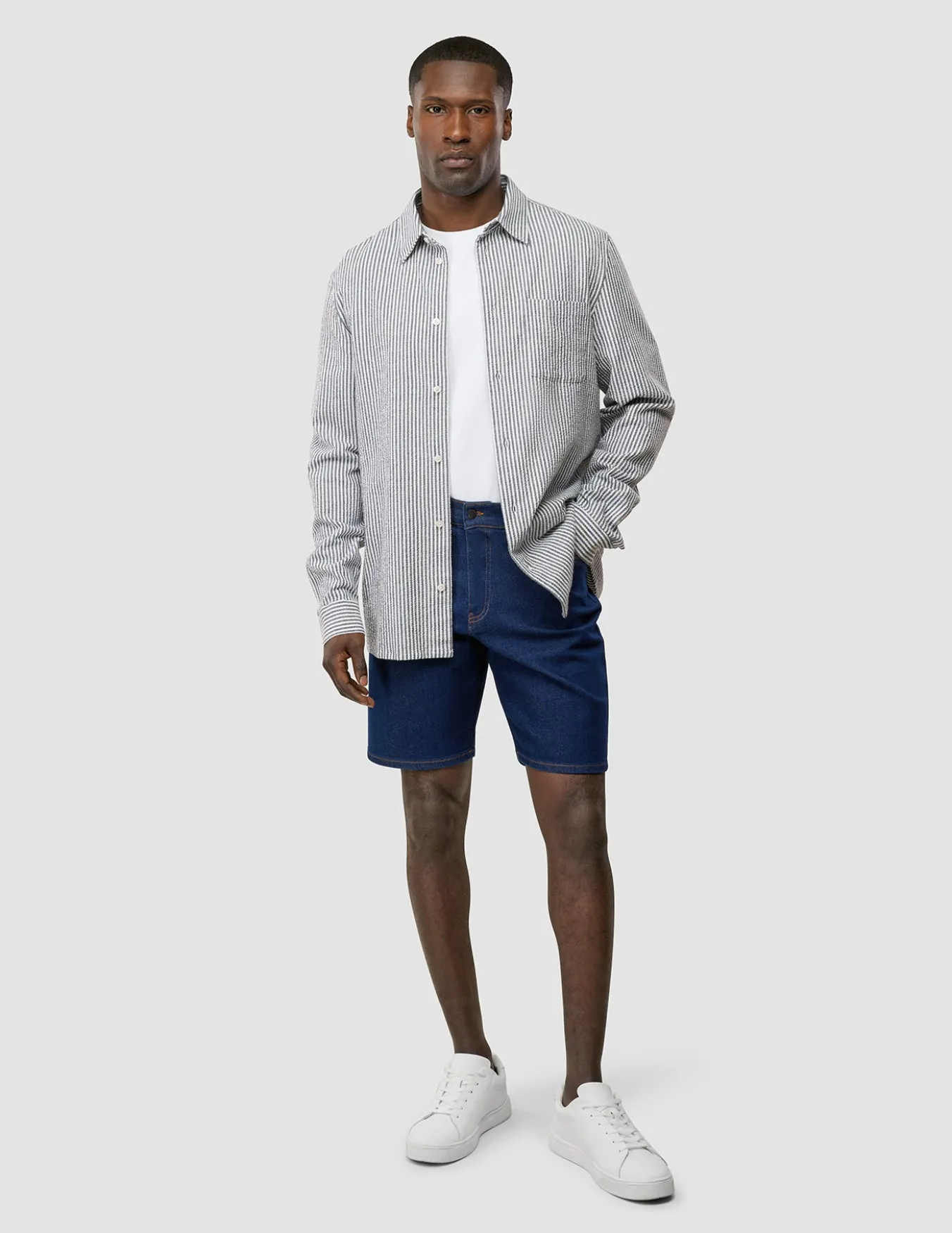 Classic Denim Shorts Midnight Blue