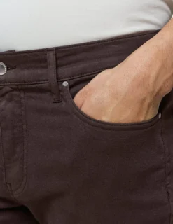 Classic 5-Pocket Pants Slim Dark Brown