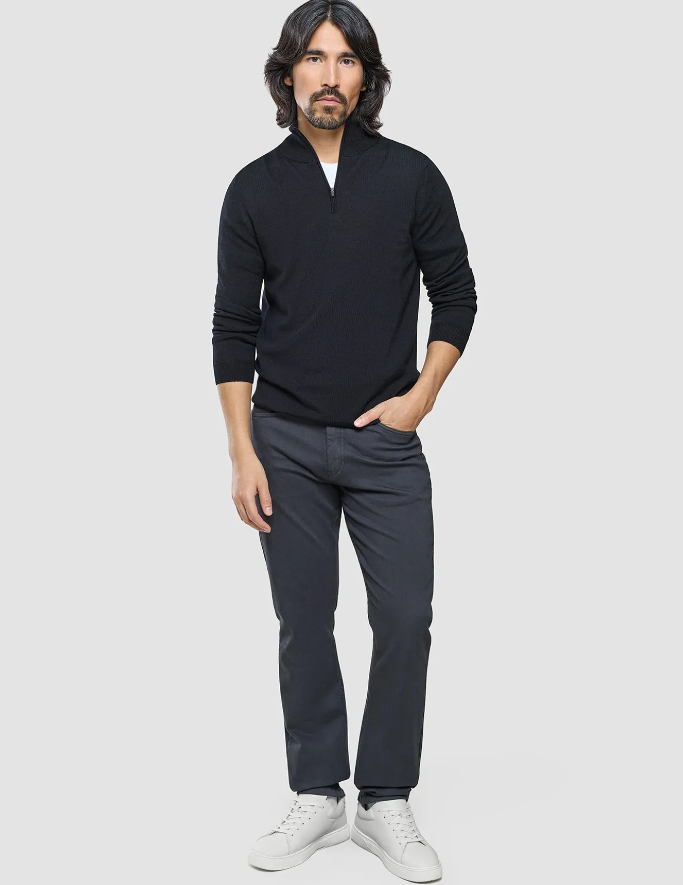 Classic 5-Pocket Pants Slim Dark Grey