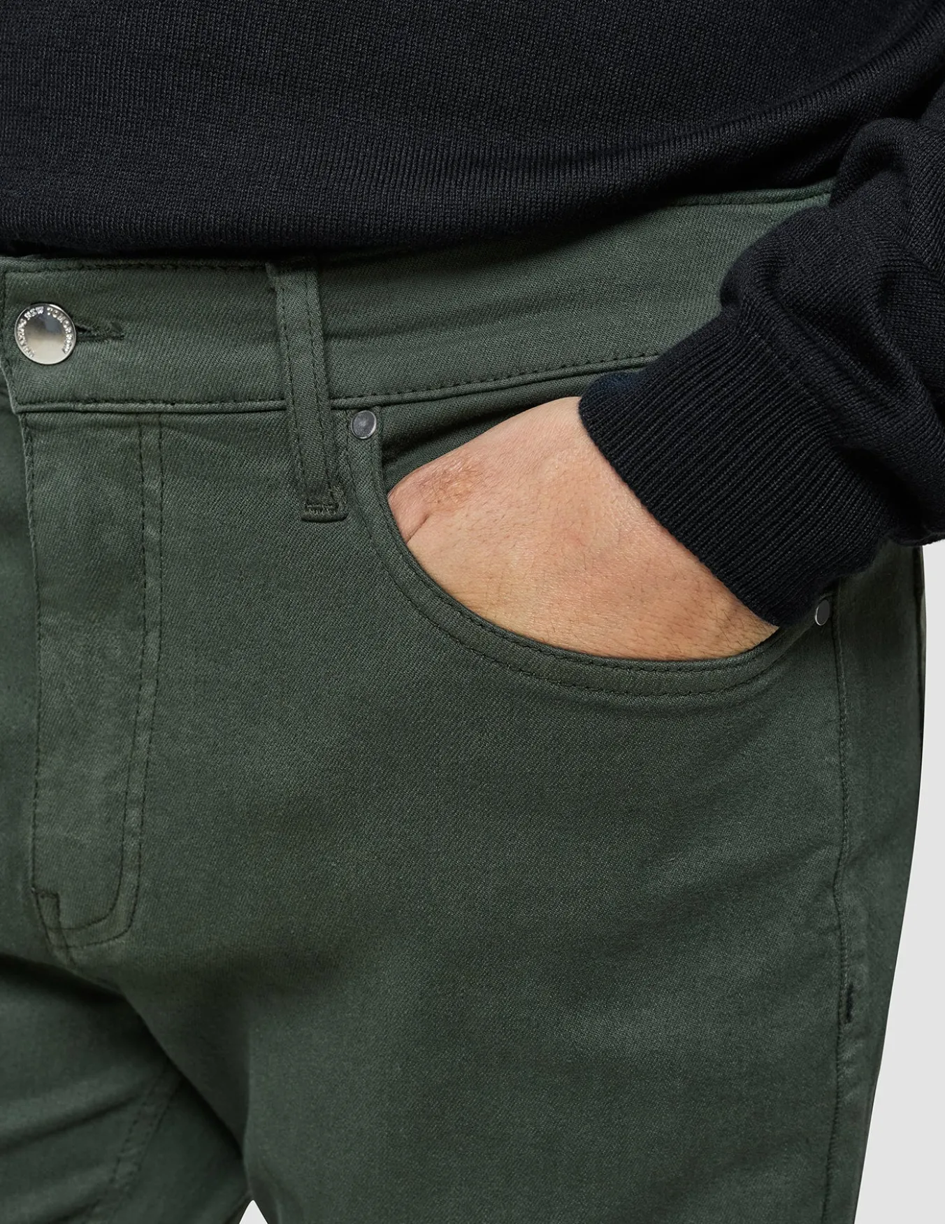 Classic 5-Pocket Pants Slim Green