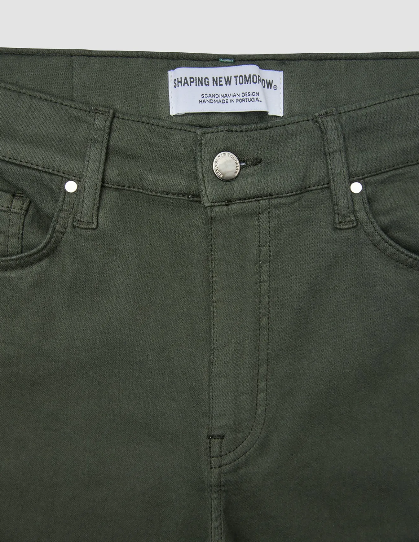 Classic 5-Pocket Pants Slim Green