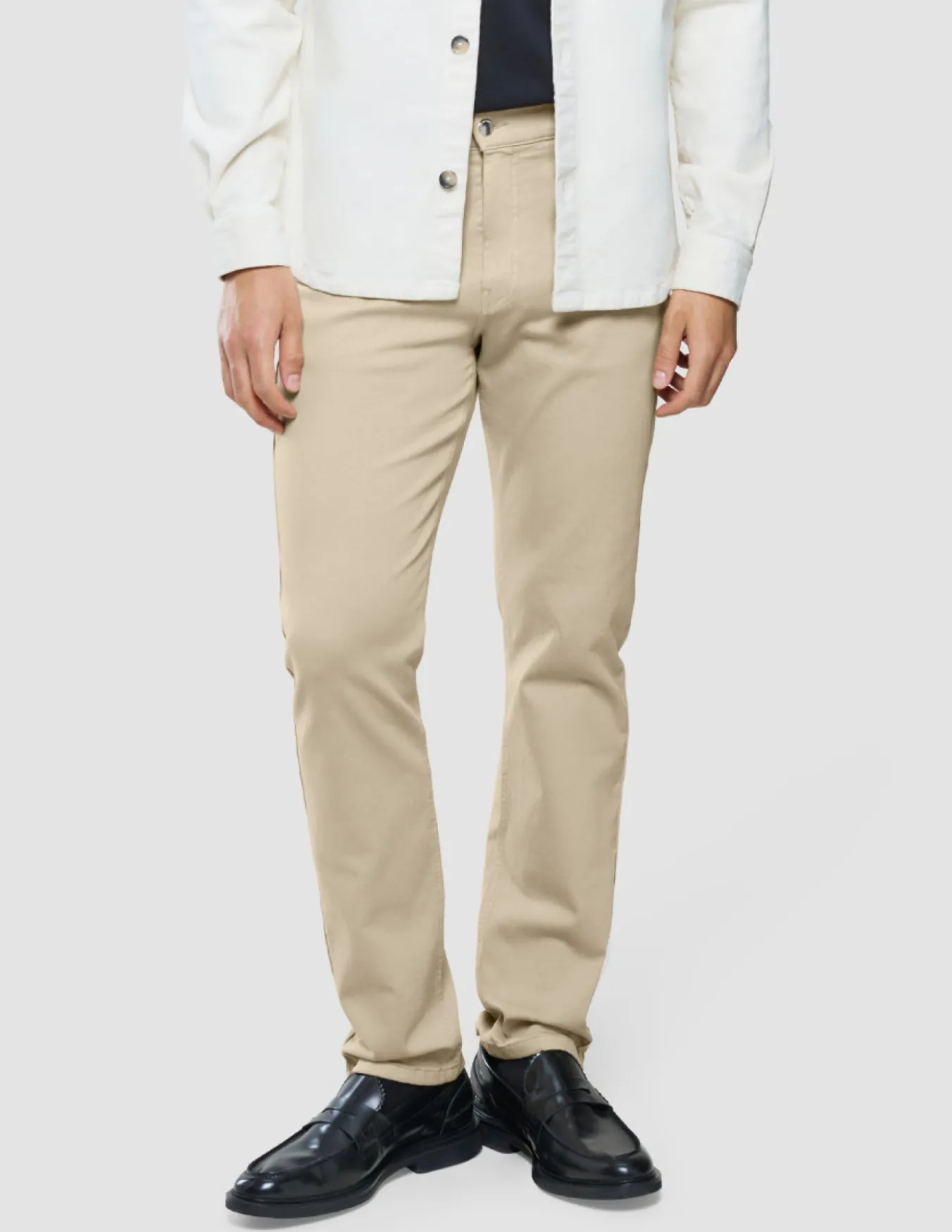Classic 5-Pocket Pants Slim Safari