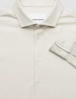 Classic Shirt Beige Twill Slim
