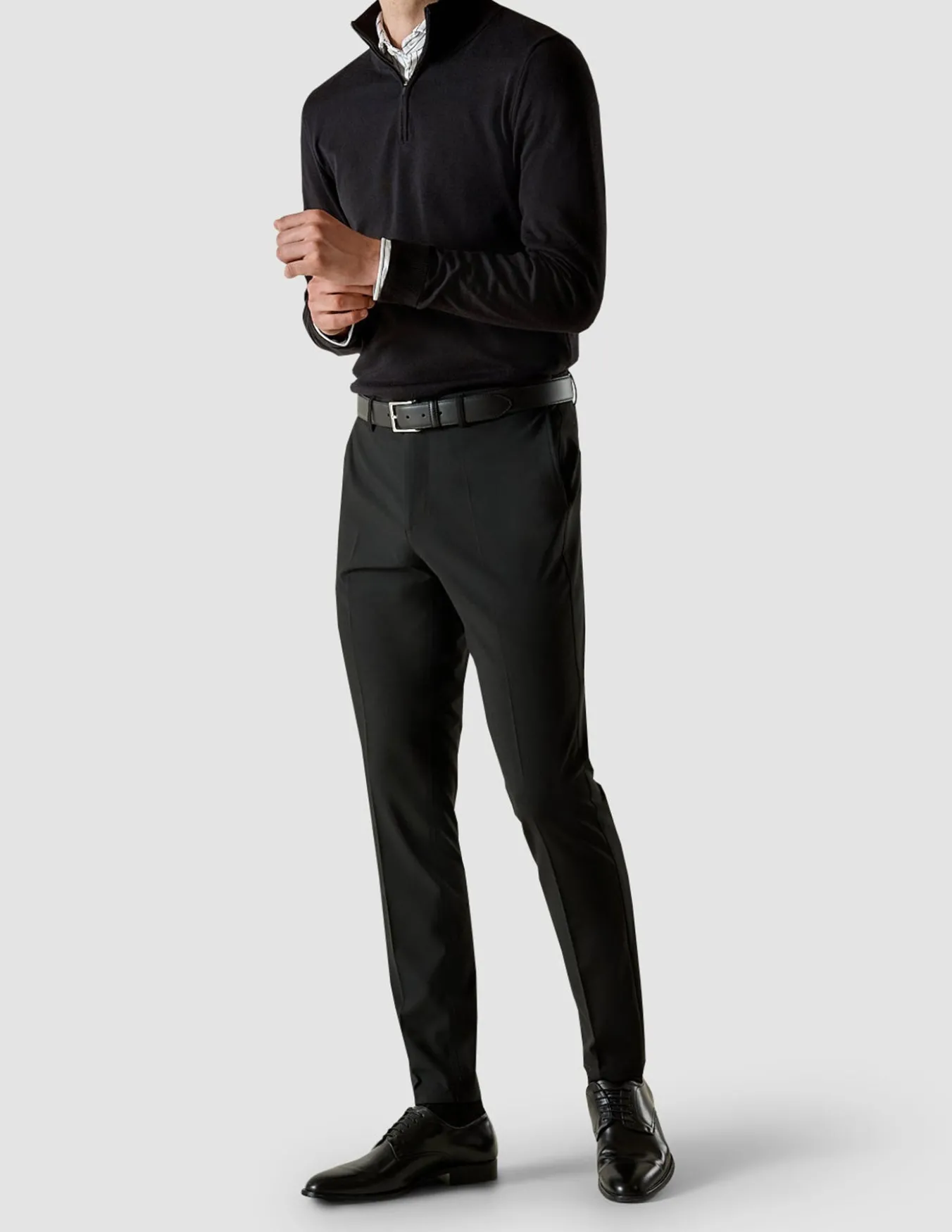 Classic Shirt Black Stripes Regular