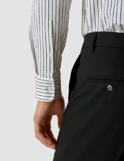 Classic Shirt Black Stripes Regular