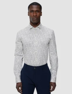 Classic Shirt Bluebell Flowers Regular