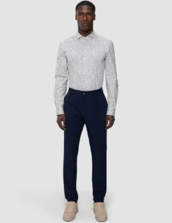 Classic Shirt Bluebell Flowers Slim