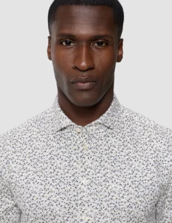 Classic Shirt Bluebell Flowers Slim