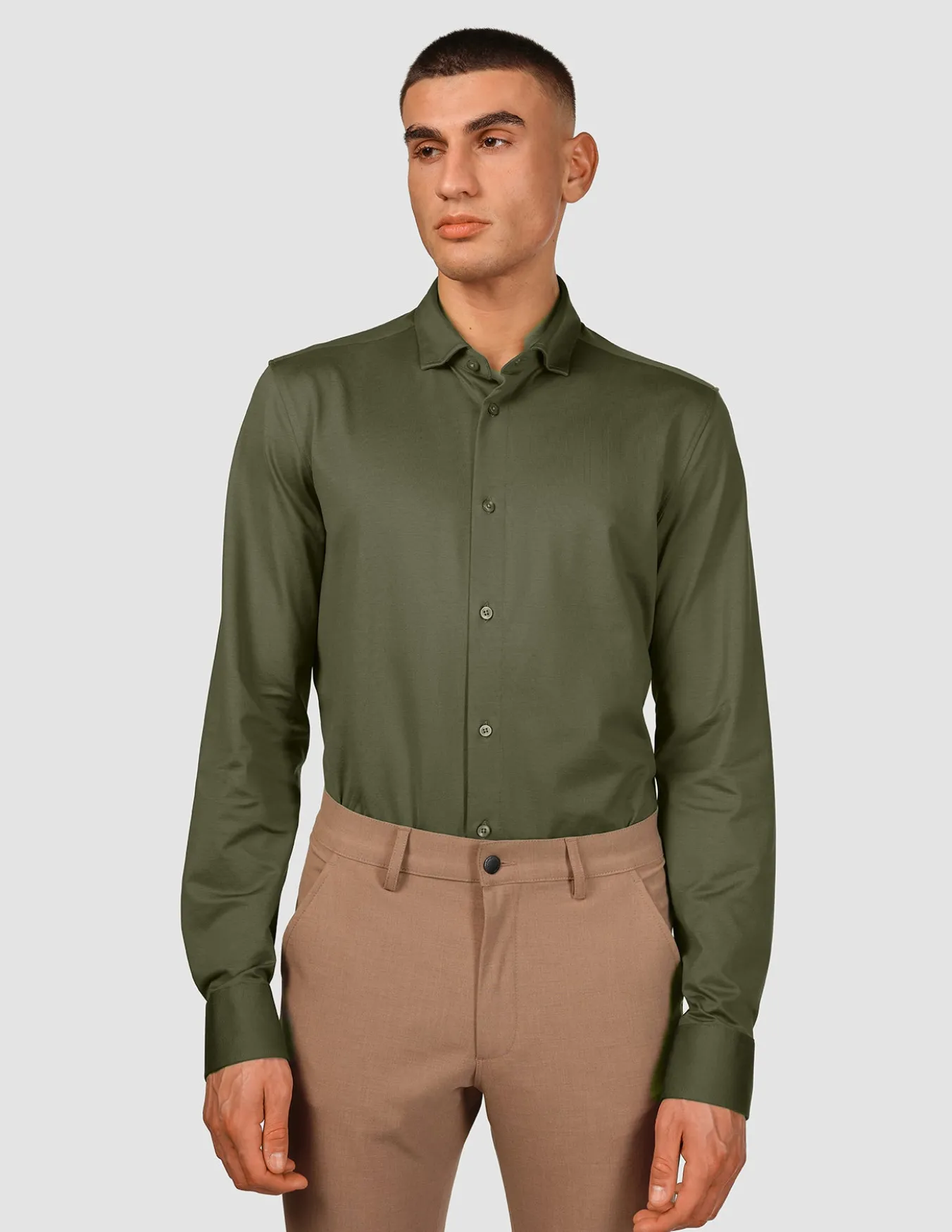 Classic Shirt Clover Green Regular