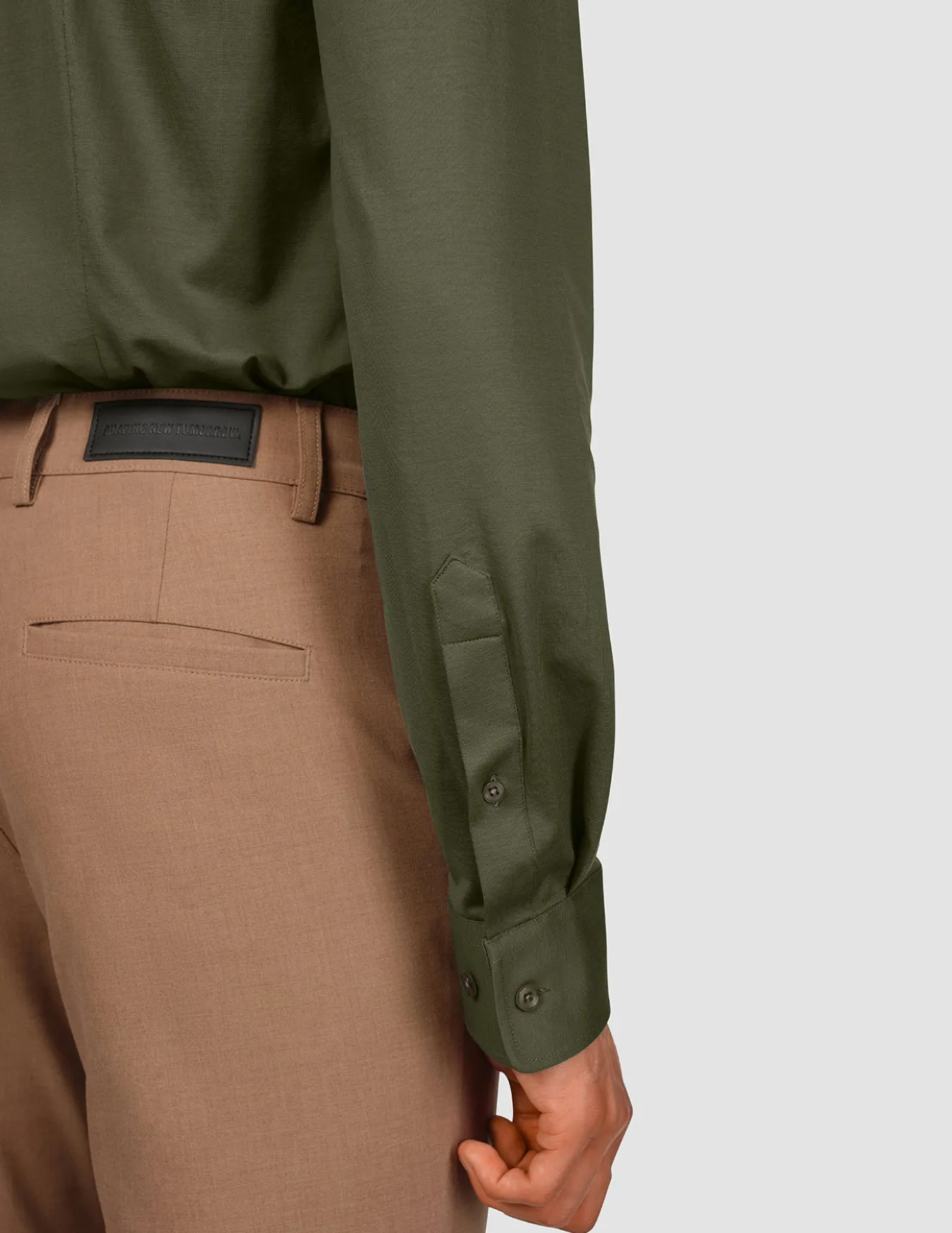 Classic Shirt Clover Green Slim