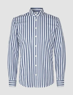 Classic Shirt Dusky Blue Stripe Regular