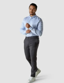 Classic Shirt Light Blue Stripes Slim