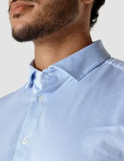 Classic Shirt Light Blue Stripes Regular