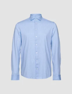 Classic Shirt Light Blue Stripes Regular