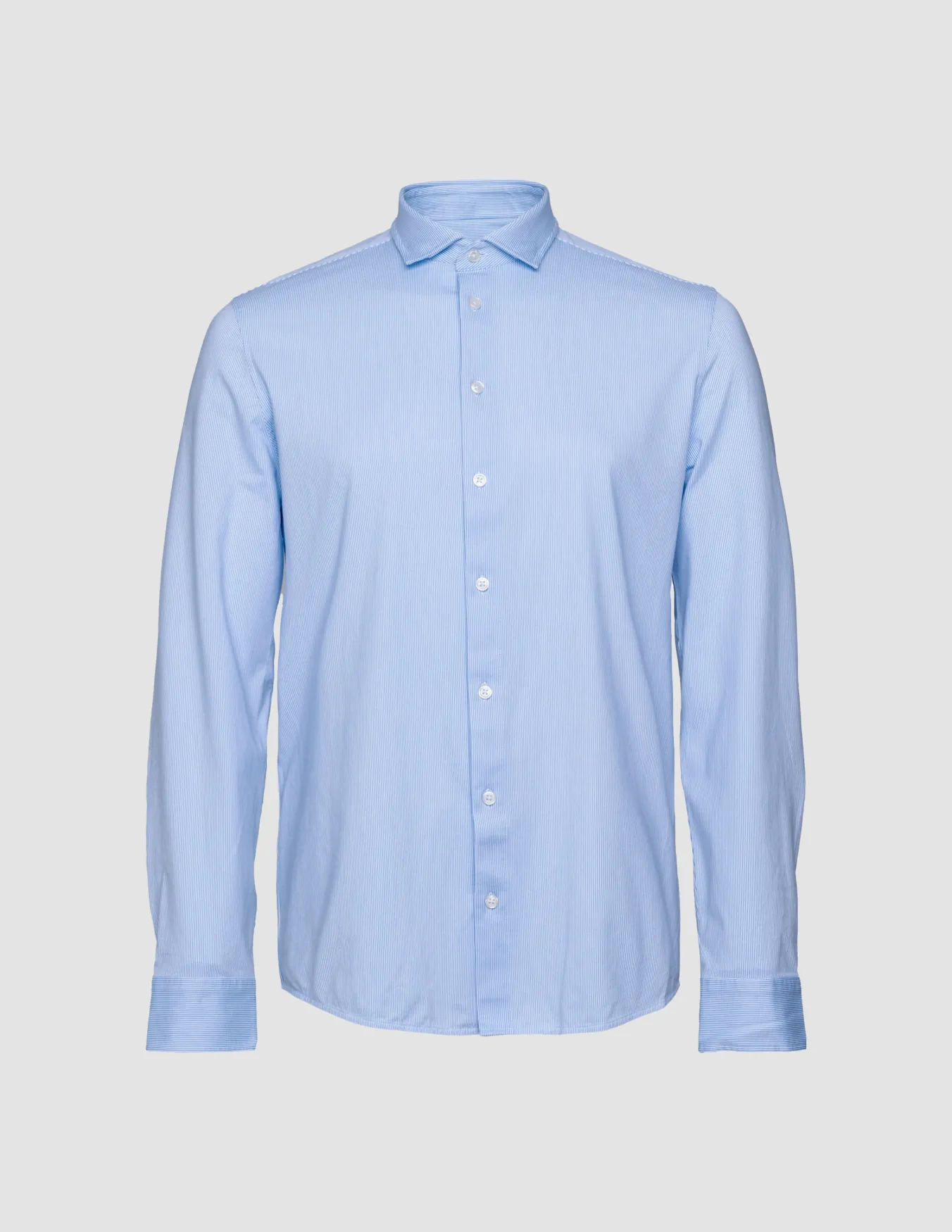 Classic Shirt Light Blue Stripes Regular