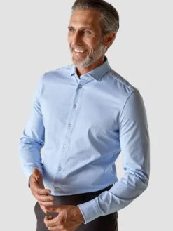 Classic Shirt Light Blue Twill Regular