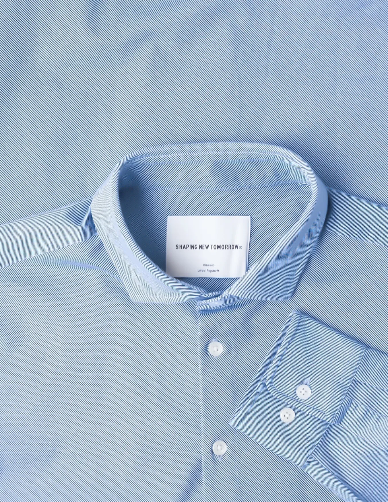 Classic Shirt Light Blue Twill Slim