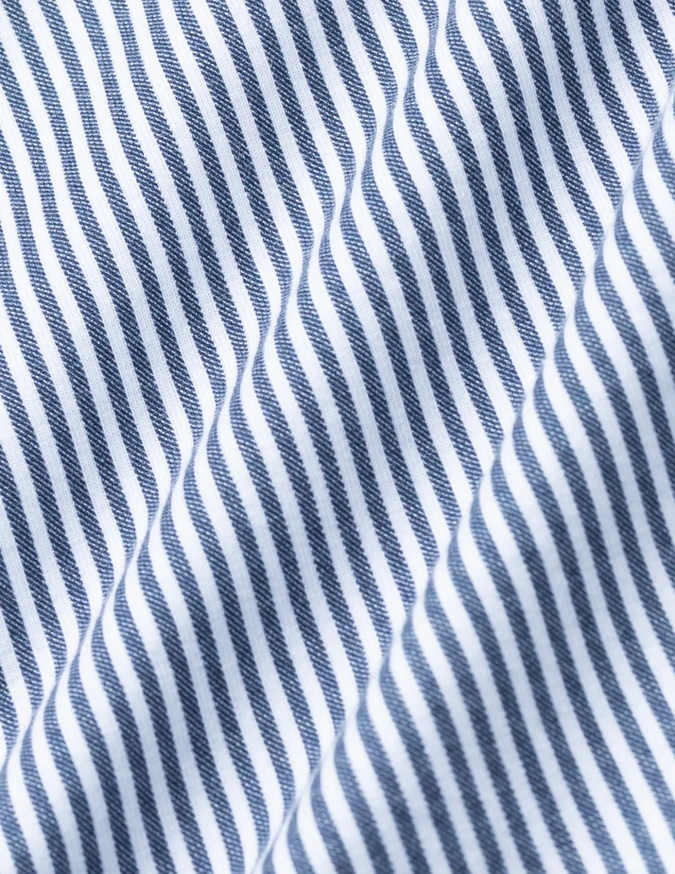 Classic Shirt Marine Herringbone Regular