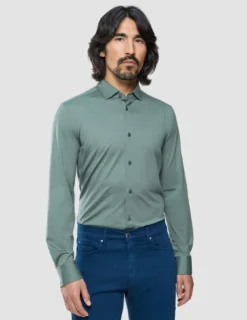 Classic Shirt Mist Green Regular