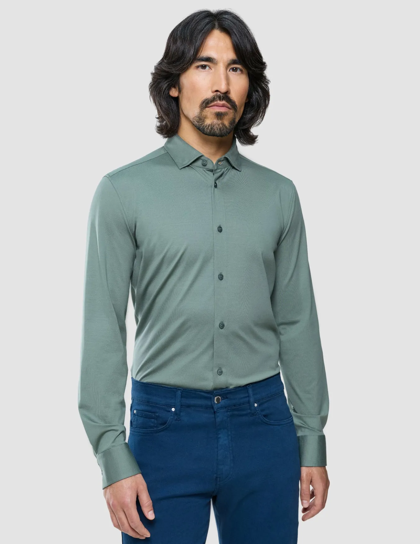 Classic Shirt Mist Green Regular
