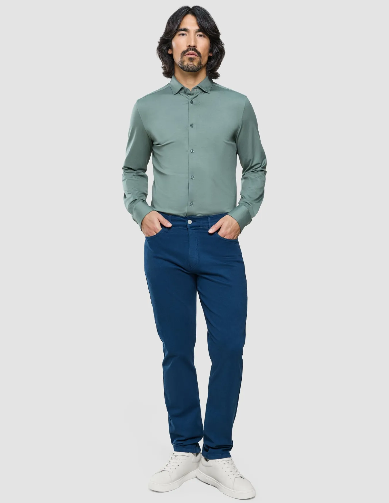 Classic Shirt Mist Green Regular