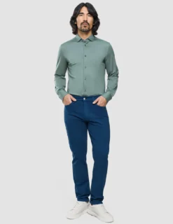 Classic Shirt Mist Green Slim