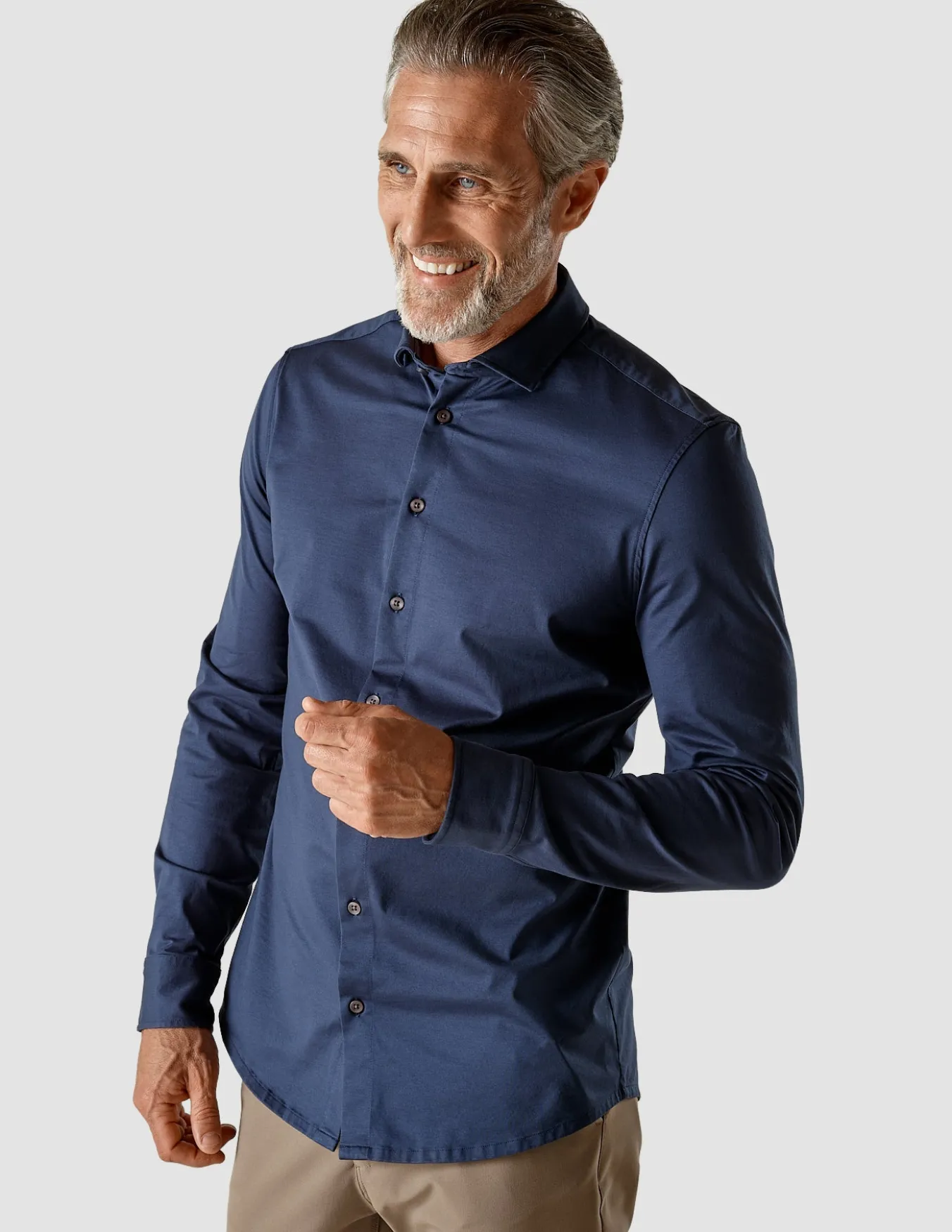 Classic Shirt Navy Regular