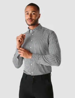 Classic Shirt Navy Stripes Slim