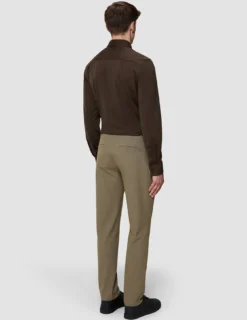 Classic Shirt Saddle Brown Slim