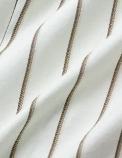 Classic Shirt Sand Herringbone Stripes Regular