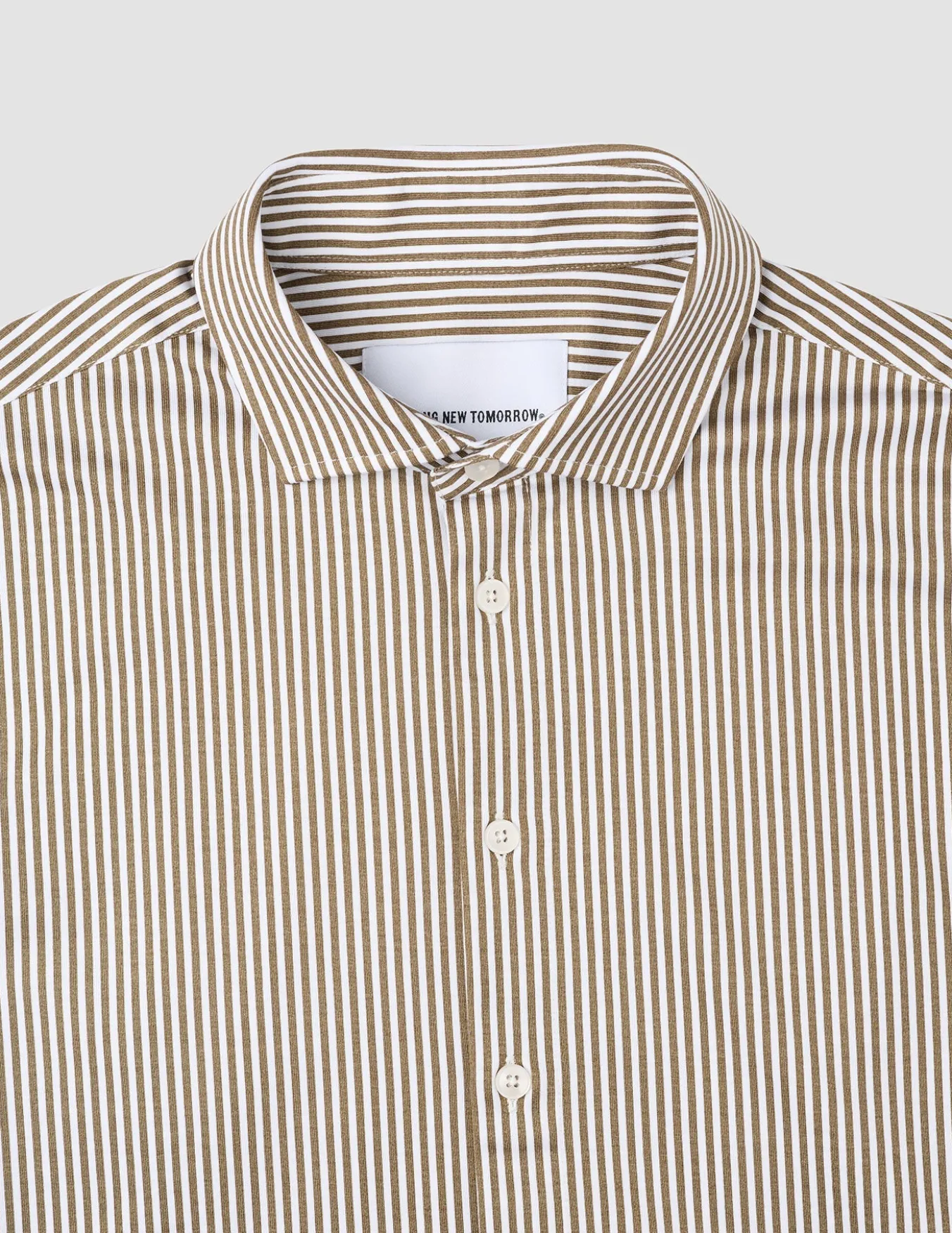Classic Shirt Shadow Brown Stripe Regular