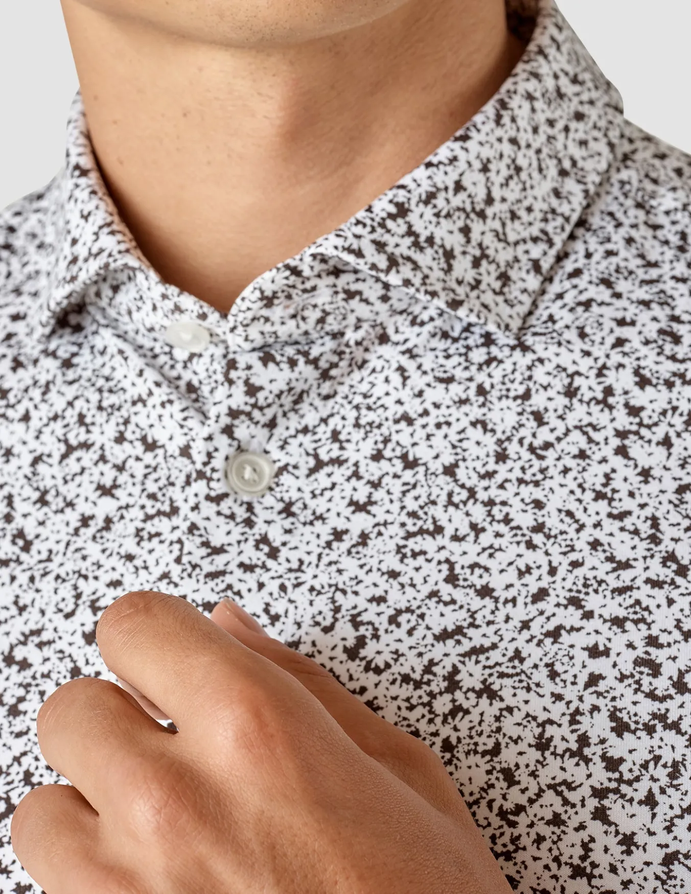 Classic Shirt Steel Flowers Slim