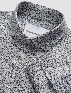 Classic Shirt Steel Flowers Slim