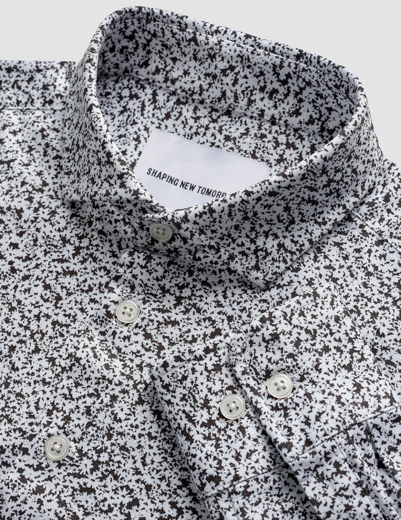 Classic Shirt Steel Flowers Slim