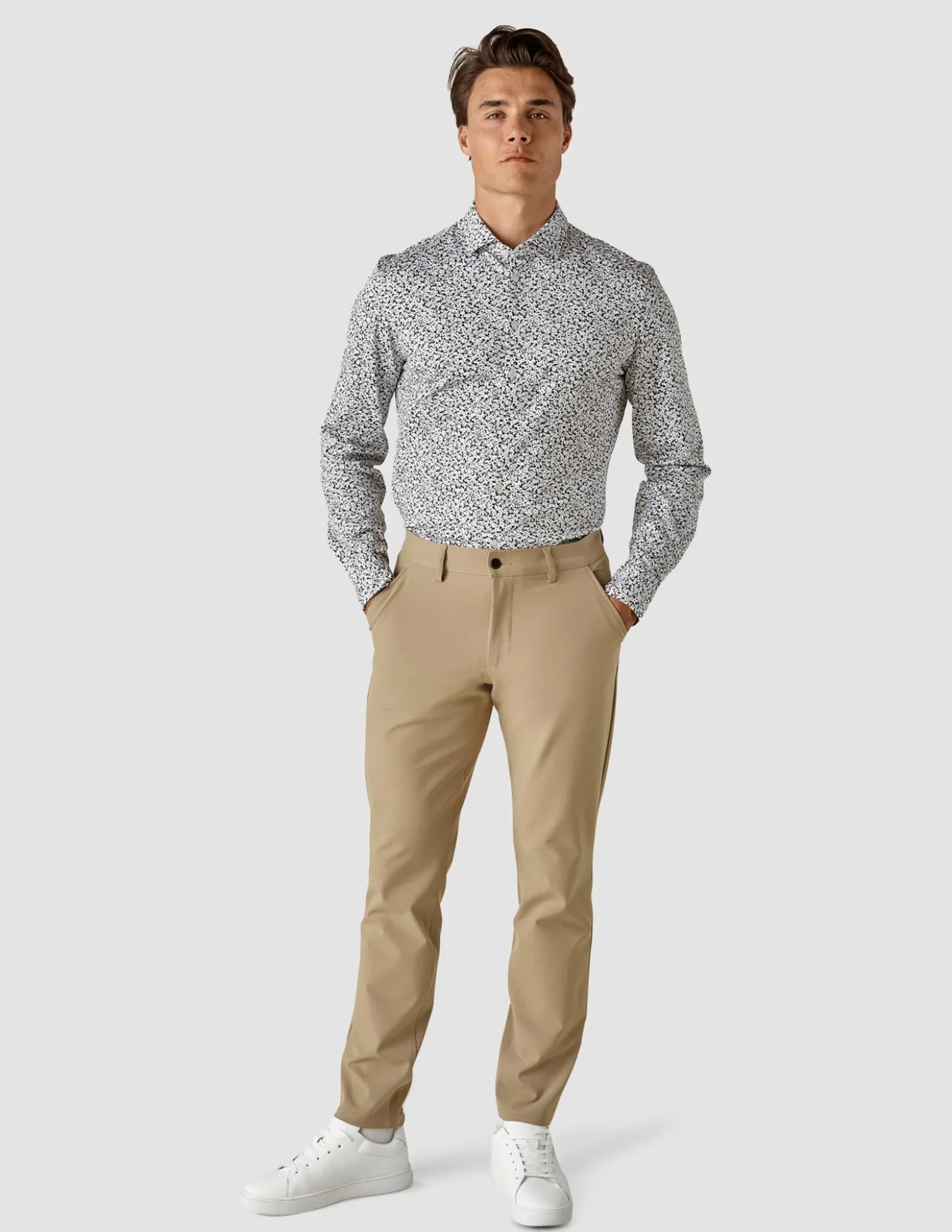 Classic Shirt Steel Flowers Slim