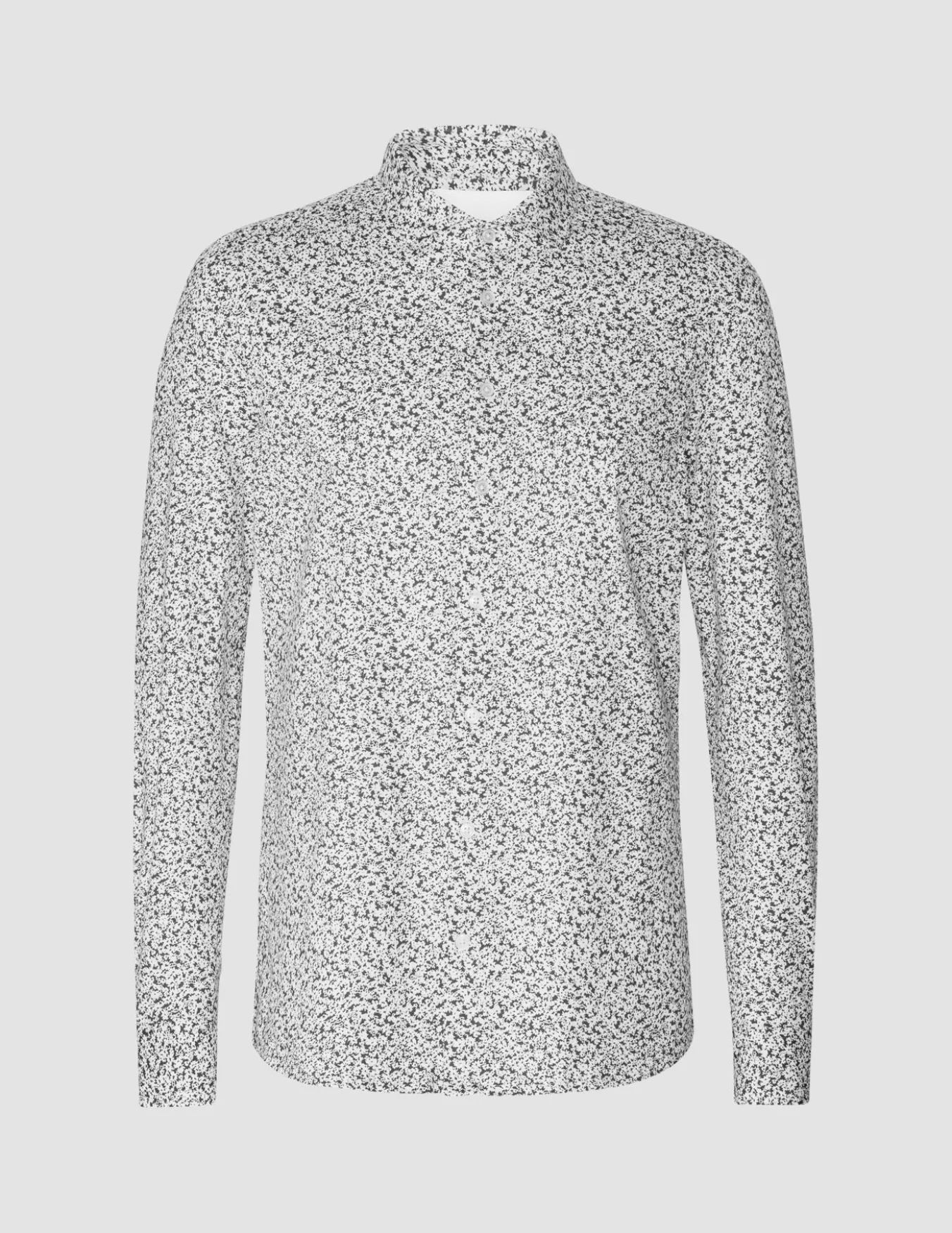 Classic Shirt Steel Flowers Slim
