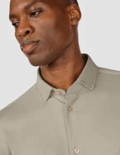 Classic Shirt Stone Beige Slim