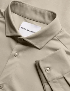 Classic Shirt Stone Beige Slim