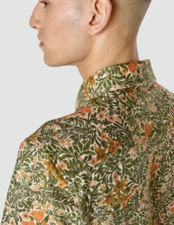 Classic Short Sleeve Shirt Flower Oasis